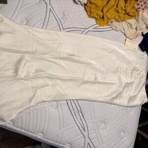 NOT AVAIL 
NWT Peppermayo Aria Satin Maxi Skirt Size 4